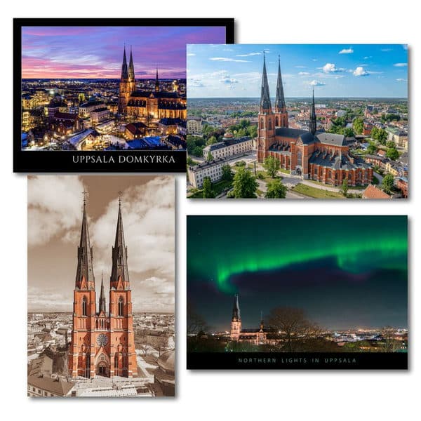 Uppsala Cathedral x 4