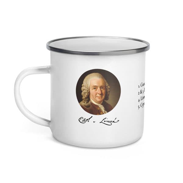 Linnaeus Enamel Mug