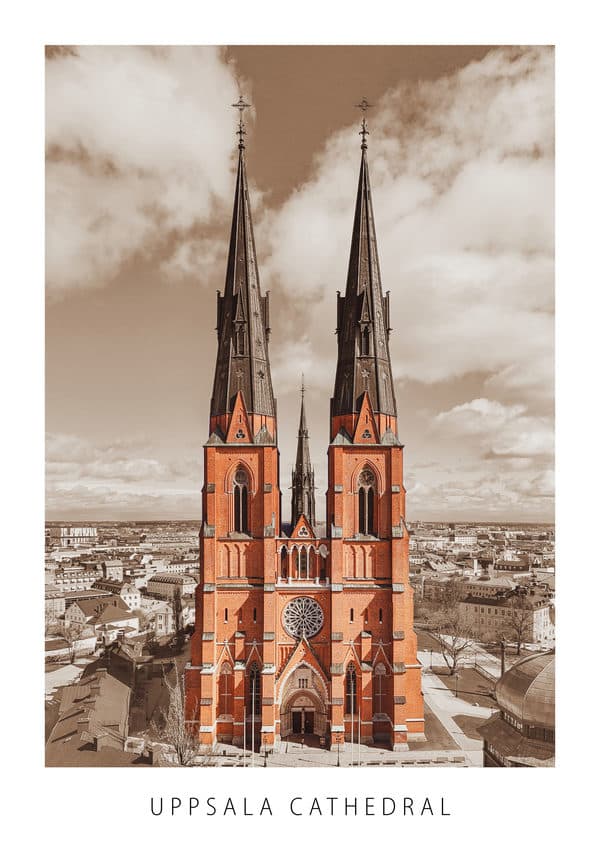 Cathedral's front facade English